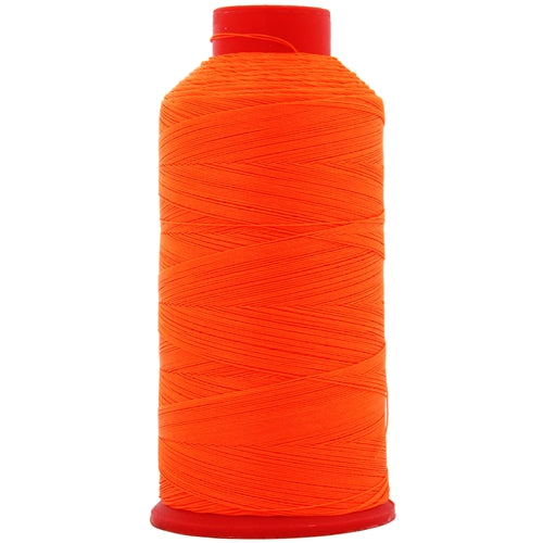 Bonded Nylon Thread - 1500 Meters - #69 - Neon Orange Heavy Duty —